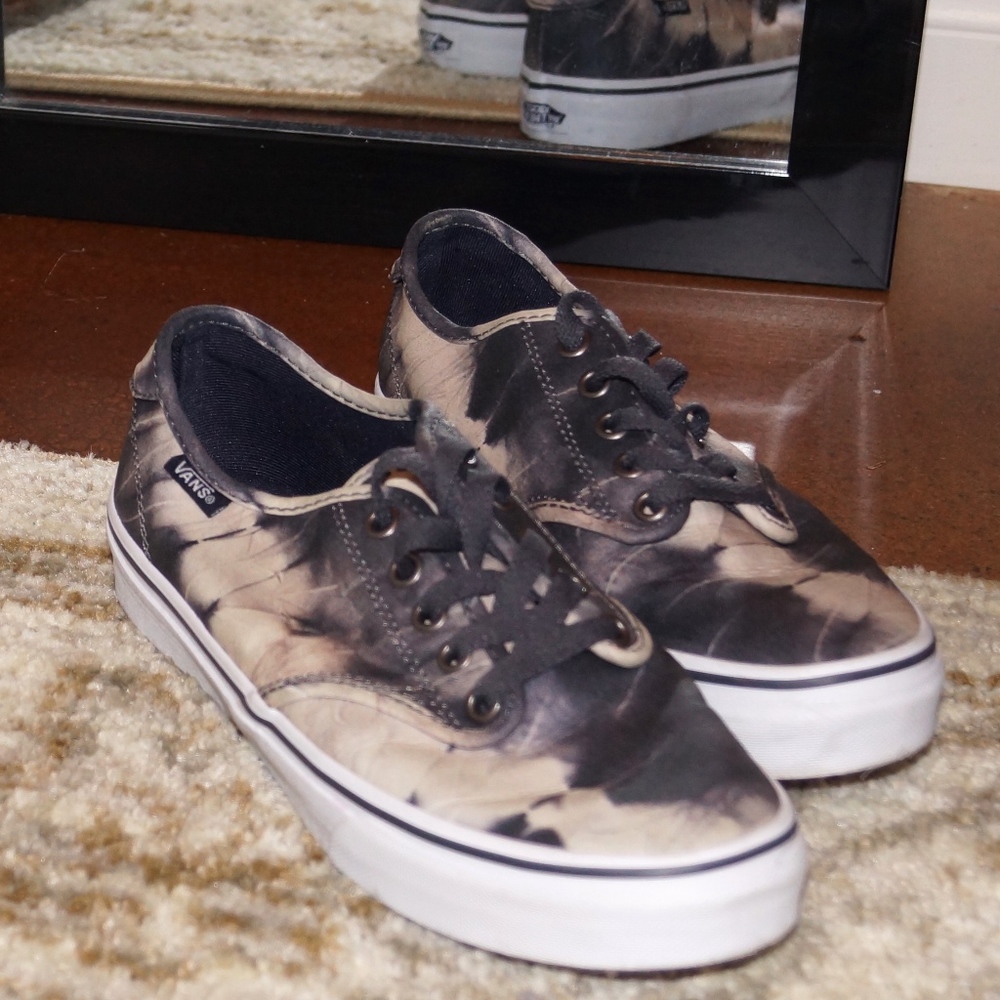 Gray Watercolor Vans